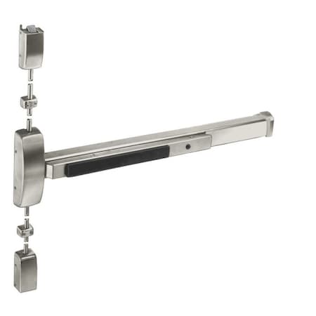 Sargent Right Hand Reverse 7' Surface Vertical Rod Exit Device Exit Only for 33" to 36" Door Satin Stainless 8710F32DRHR7